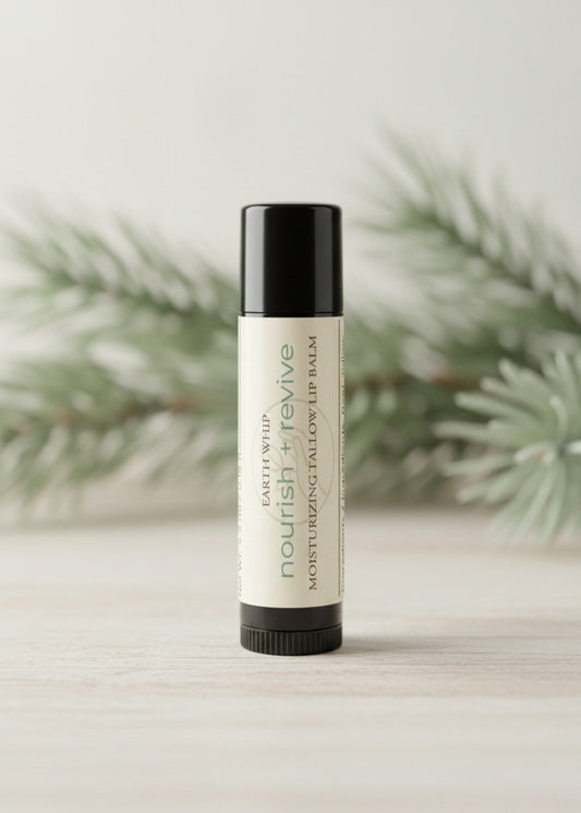 Earth Whip Nourish + Revive Moisturizing Tallow Lip Balm